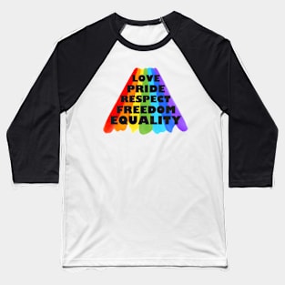 LGBTQ Pride Baseball T-Shirt